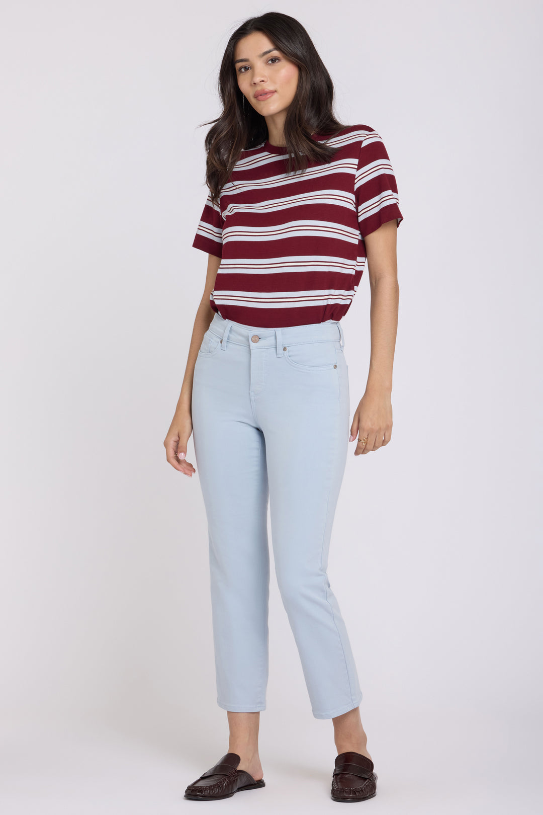 Marilyn Straight Ankle Jeans | Blue Clover | Denim | NYDJ