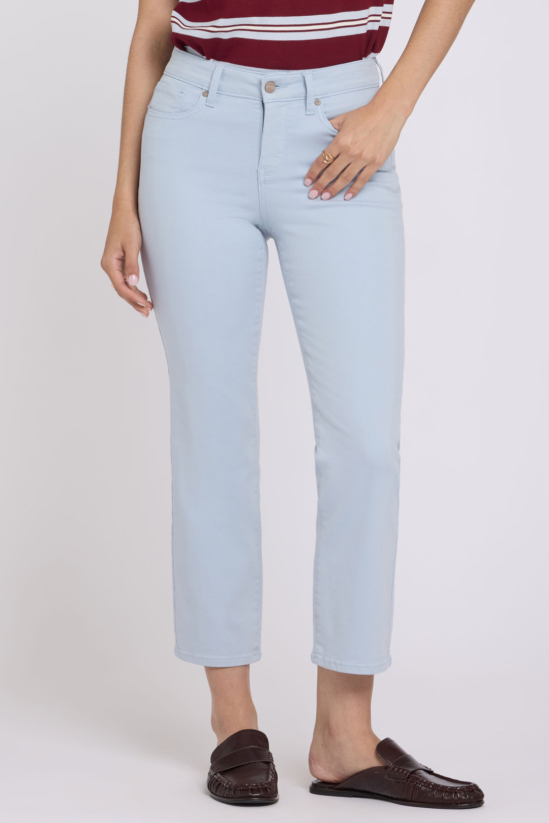 Marilyn Straight Ankle Jeans | Blue Clover | Denim | NYDJ