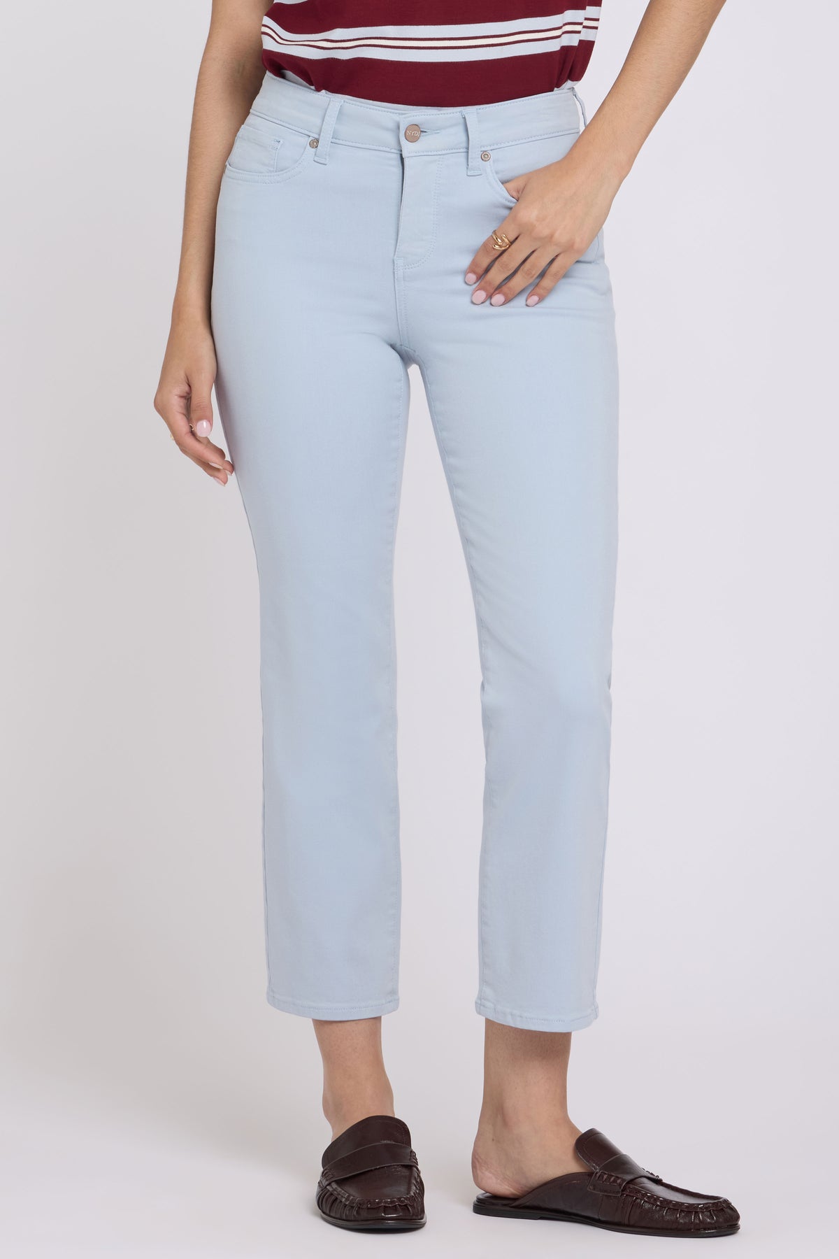 Marilyn Straight Ankle Jeans | Blue Clover | Denim | NYDJ