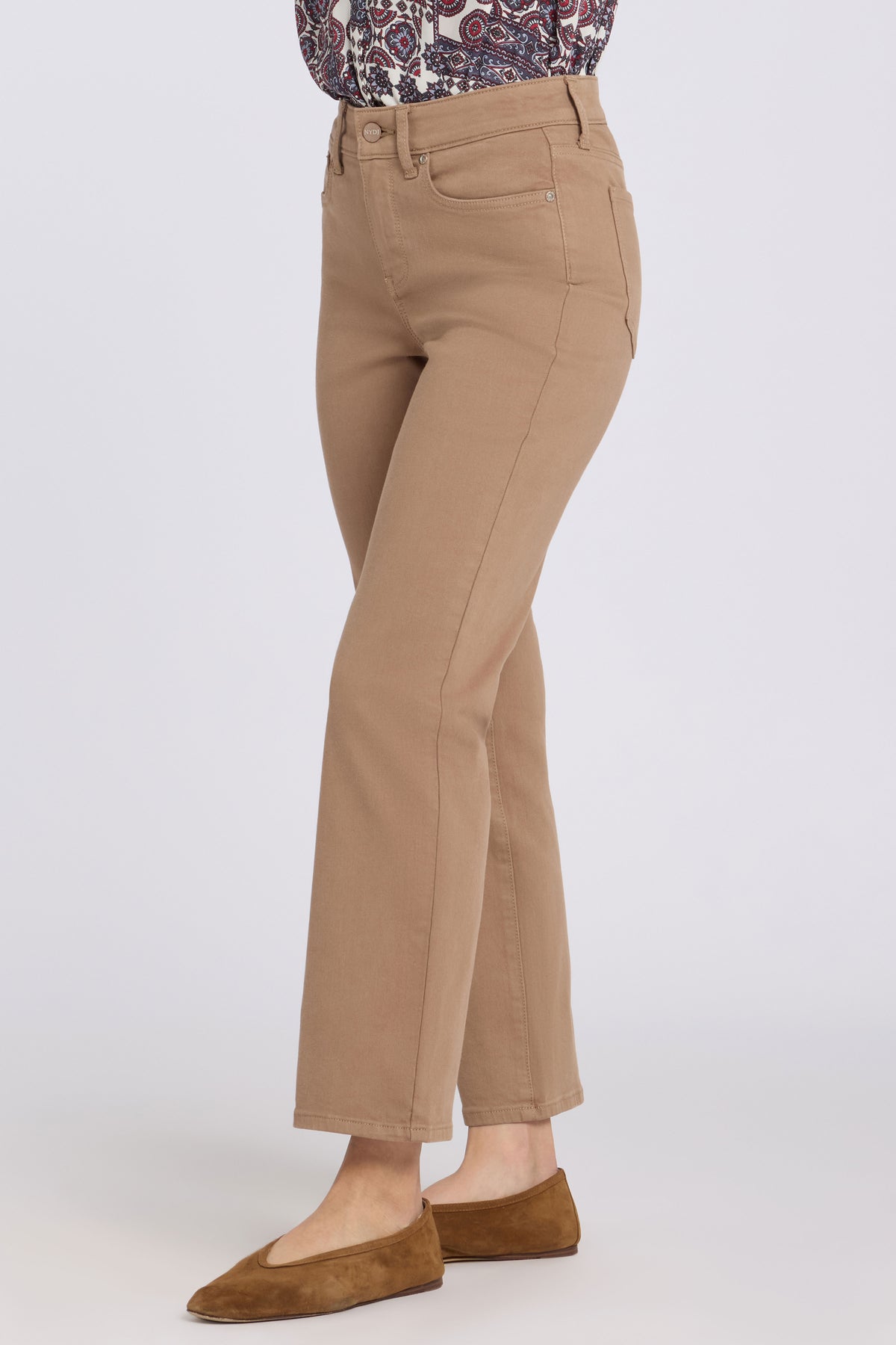 Marilyn Straight Ankle Jeans | Toasted Coconut | Denim | NYDJ