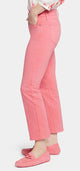 Marilyn Straight Ankle Jeans Pink Coloured Denim | Pink Punch | Denim | NYDJ