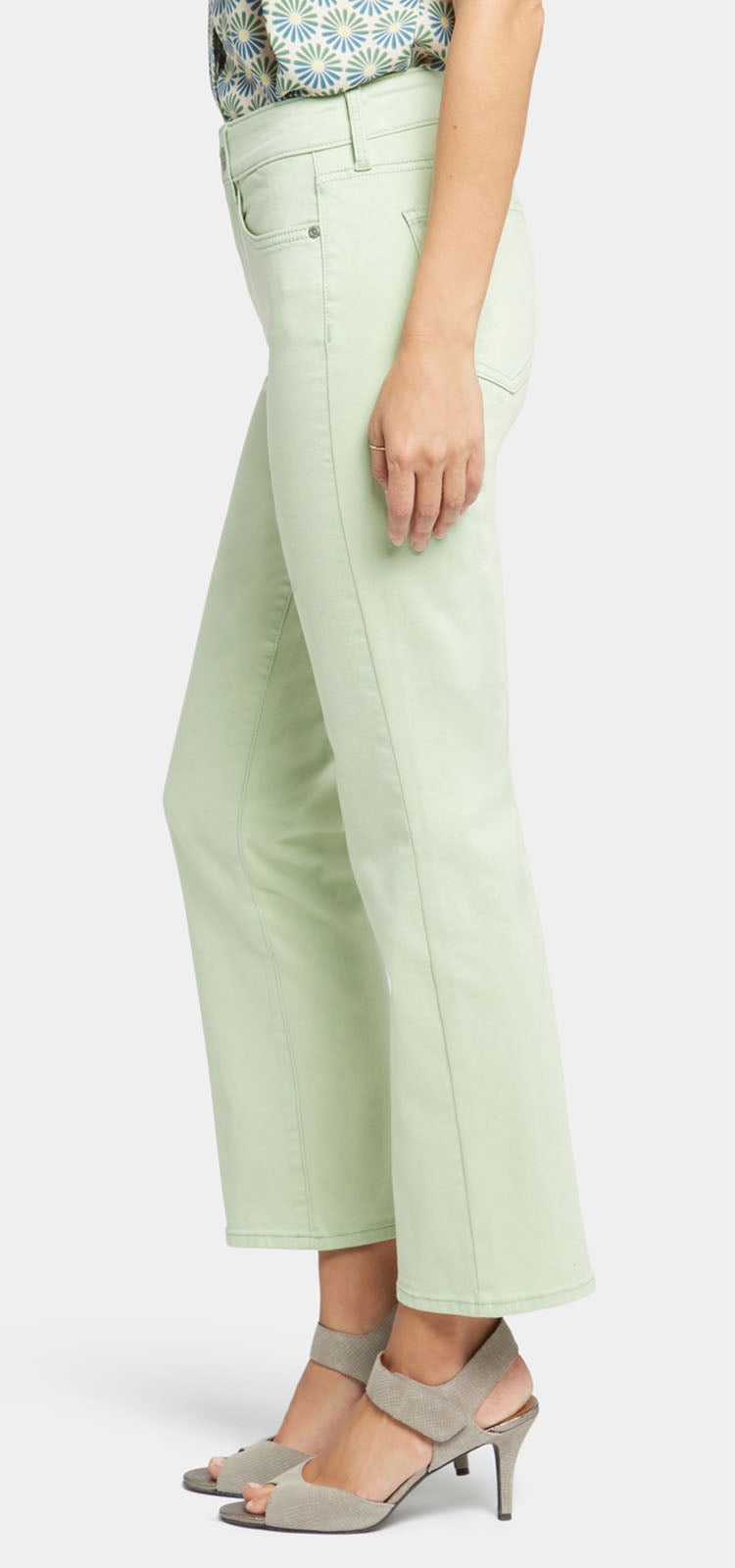 Marilyn Straight Ankle Jeans Mint Green Premium Denim | Beginning | Denim | NYDJ