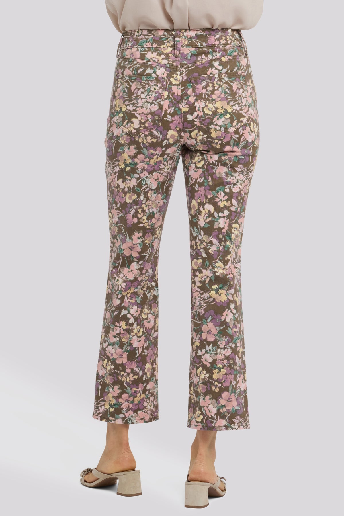 Marilyn Straight Ankle Jeans With High Rise | Earth Blooms | Denim | NYDJ