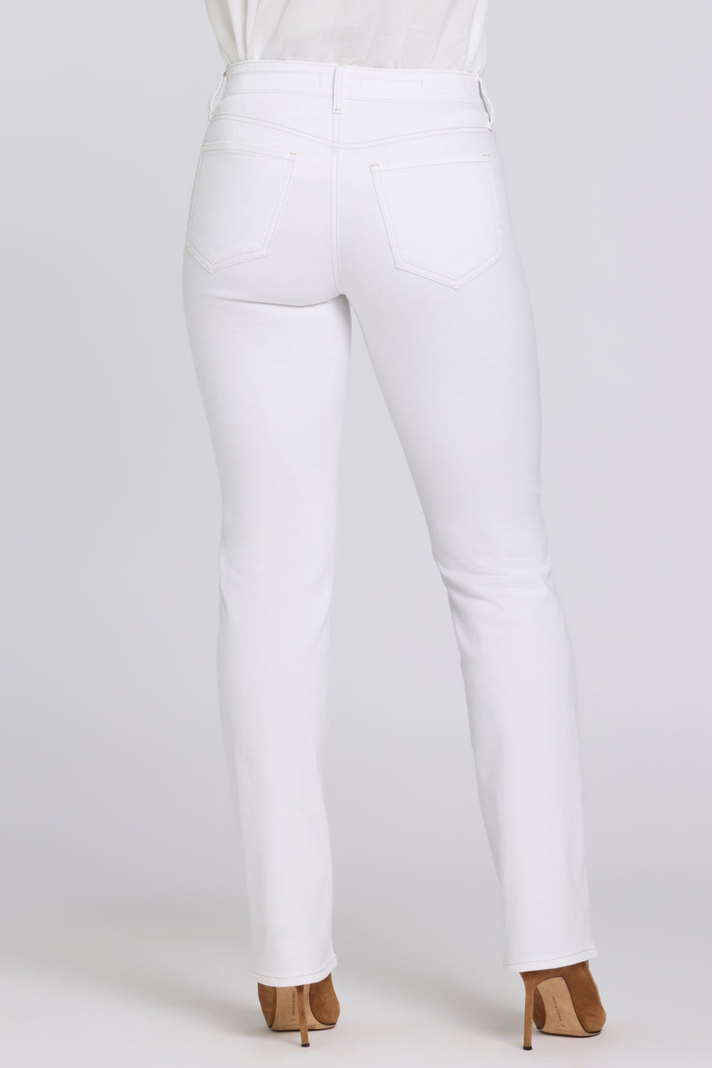 Marilyn Straight Jeans | Optic White | Pants | NYDJ