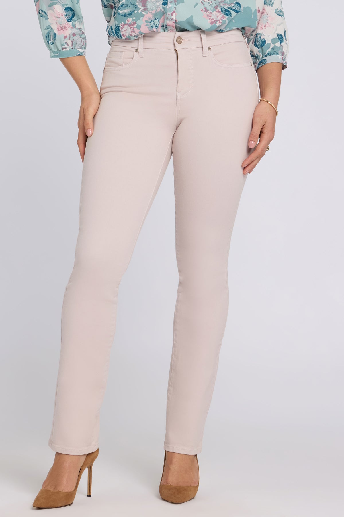 Waist-Match™ Marilyn Straight Jeans | Rock Flower | Pants | NYDJ