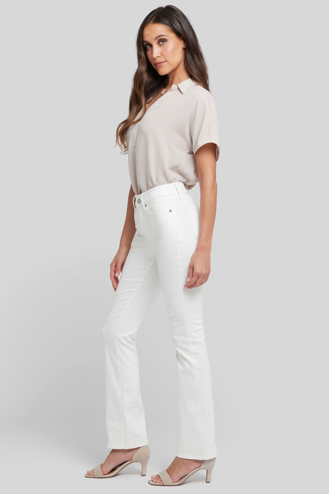 Waist-Match™ Marilyn Straight Jeans | Optic White | Pants | NYDJ
