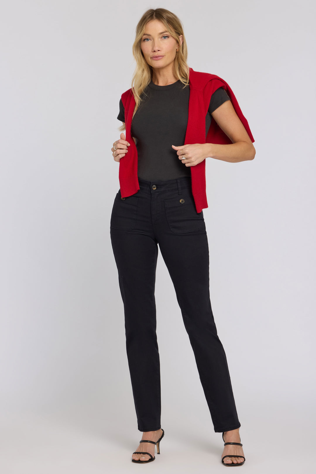 Marilyn Straight Jeans | Black | Denim | NYDJ