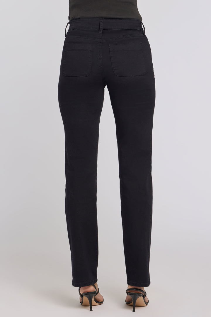 Marilyn Straight Jeans | Black | Denim | NYDJ