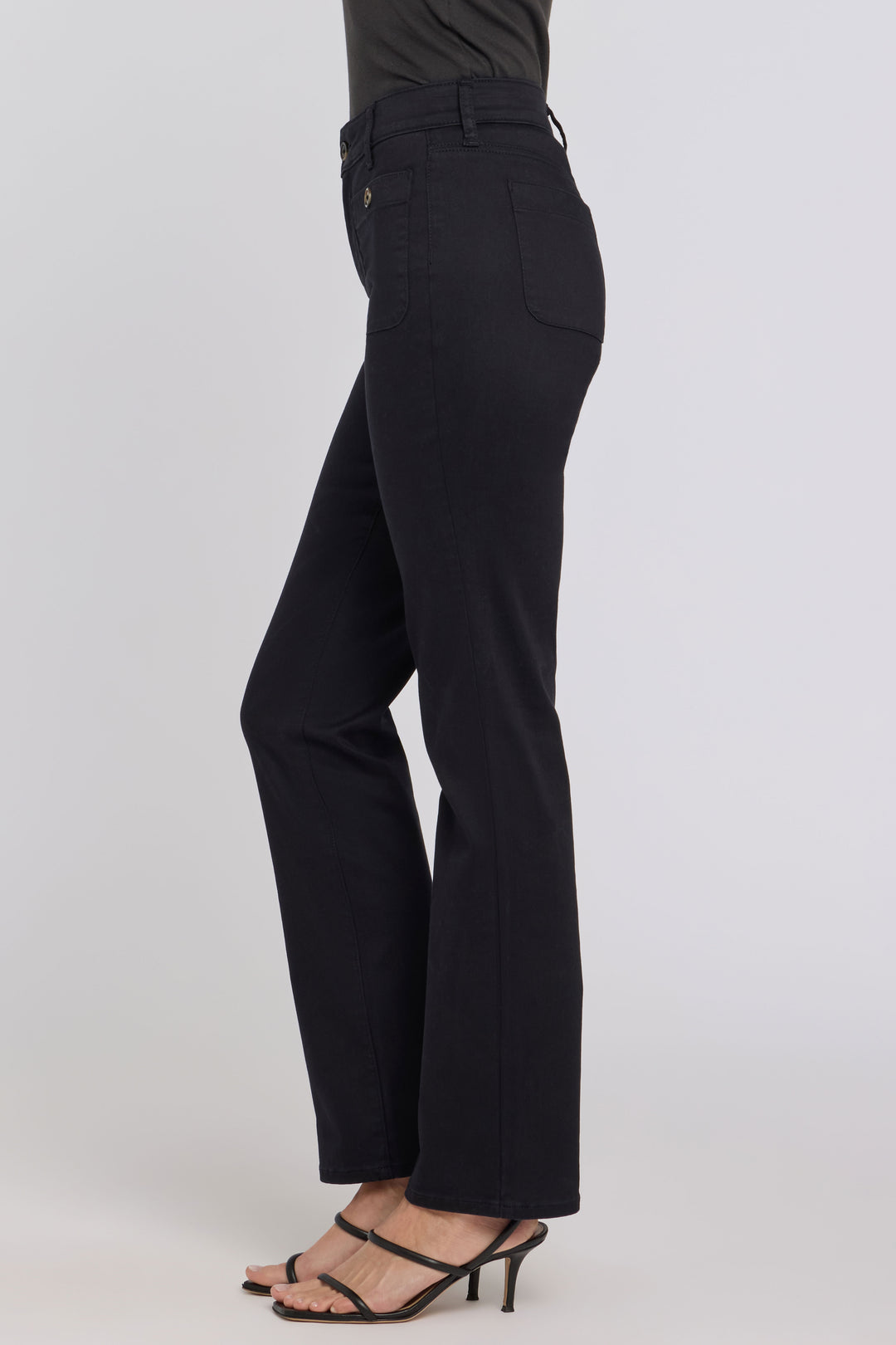 Marilyn Straight Jeans | Black | Denim | NYDJ