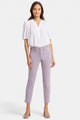 Sheri Slim Ankle Jeans Frayed Hems Lilac Coloured Denim | Arctic Dusk | Pants | NYDJ