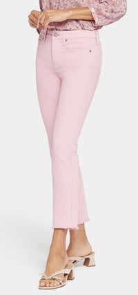 Sheri Slim Ankle Jeans Frayed Hems Pink Coloured Denim | Aphrodite | Pants | NYDJ