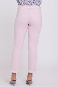 Sheri Slim Straight Ankle Jeans | Light Lilac | Pants | NYDJ