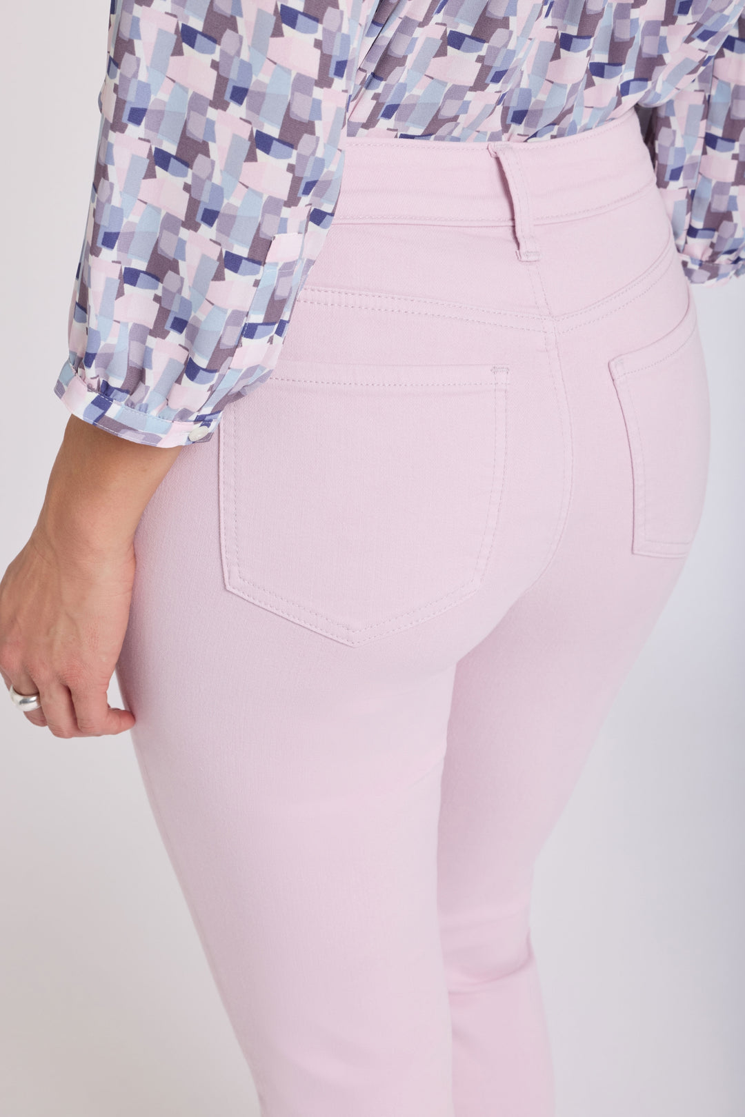 Sheri Slim Straight Ankle Jeans | Light Lilac | Pants | NYDJ