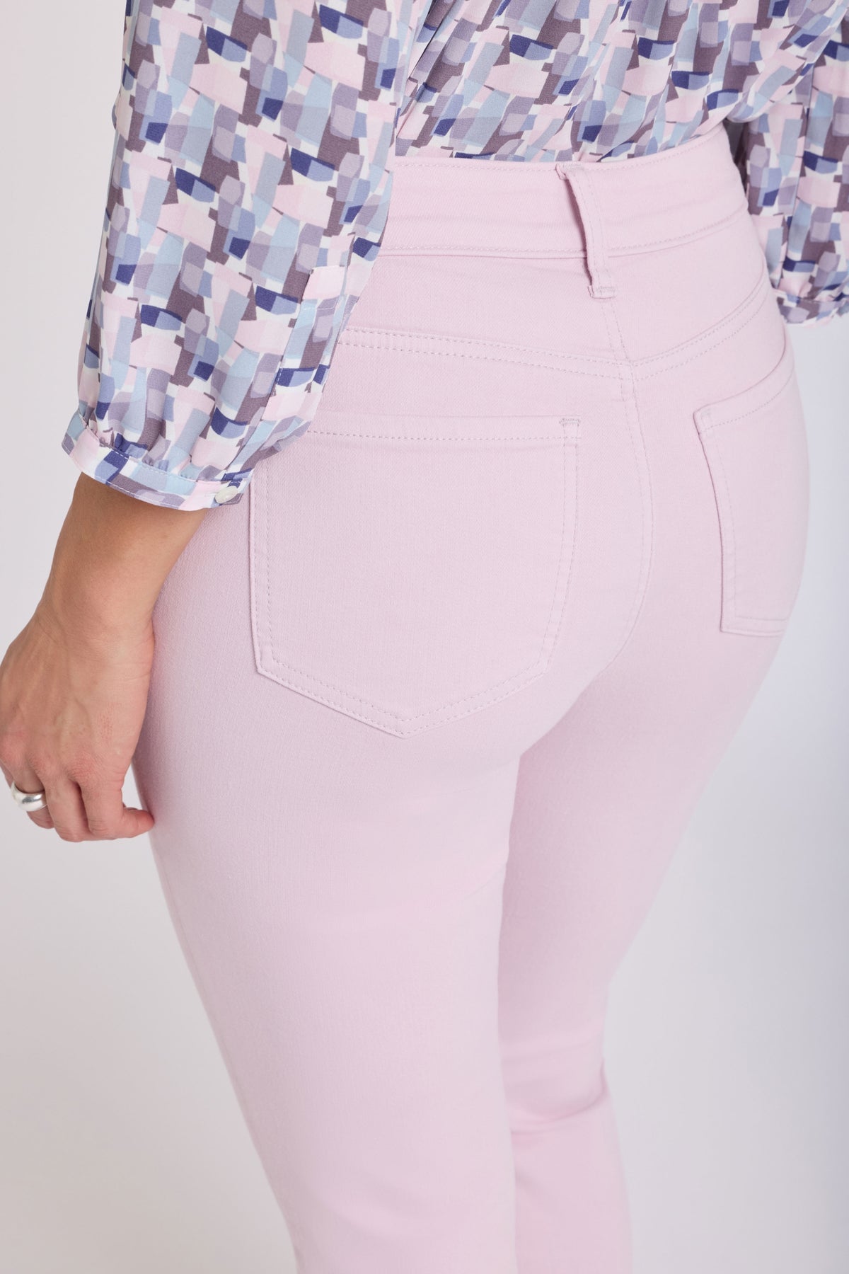 Sheri Slim Straight Ankle Jeans | Light Lilac | Pants | NYDJ