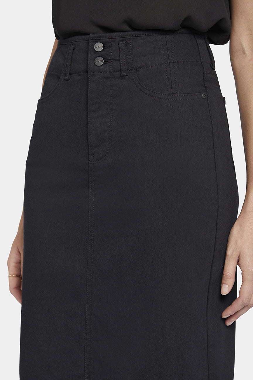 High Waist Skirt | Black | Skirt | NYDJ