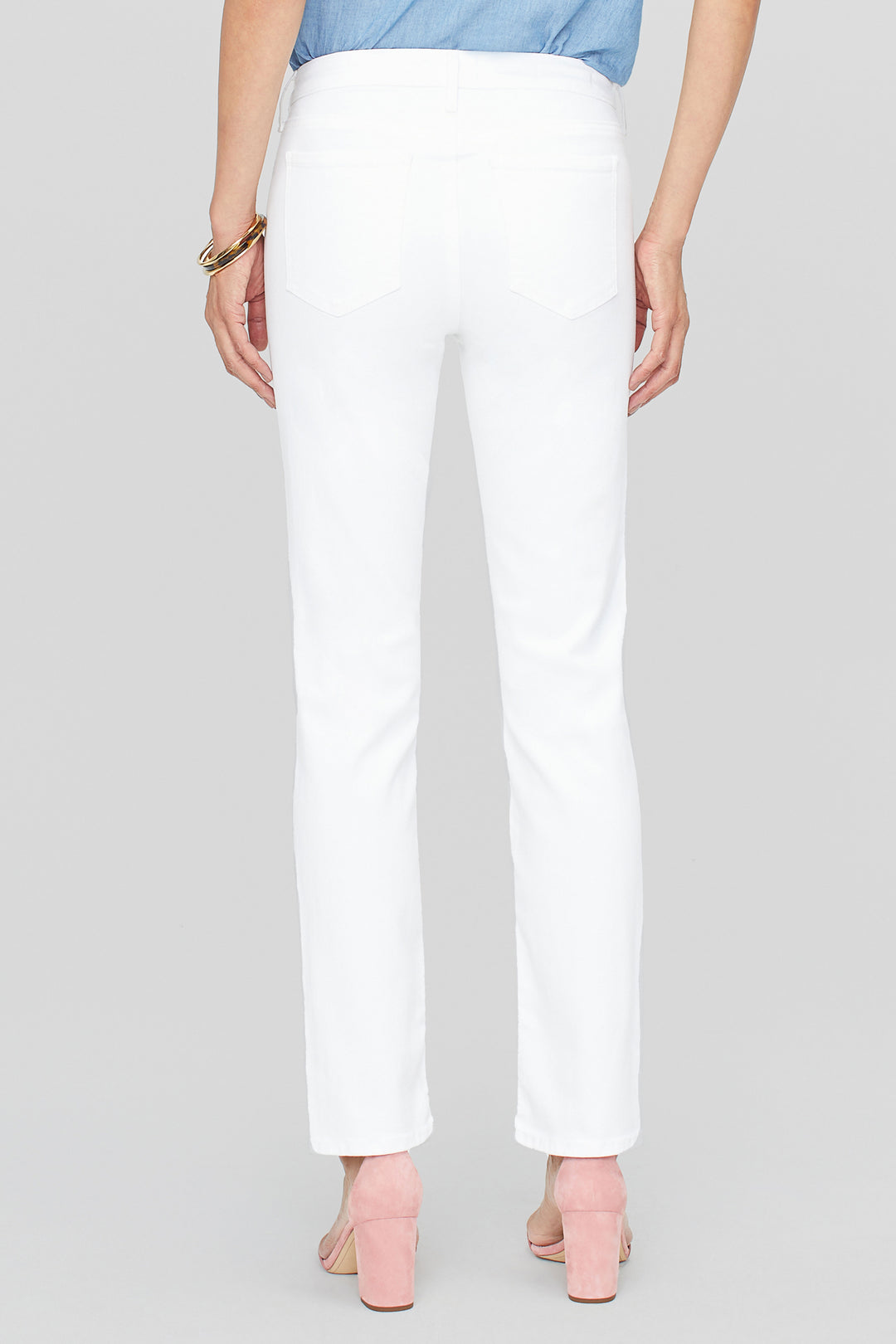 Sheri Slim Jeans White Coloured Denim | Optic White | Pants | NYDJ