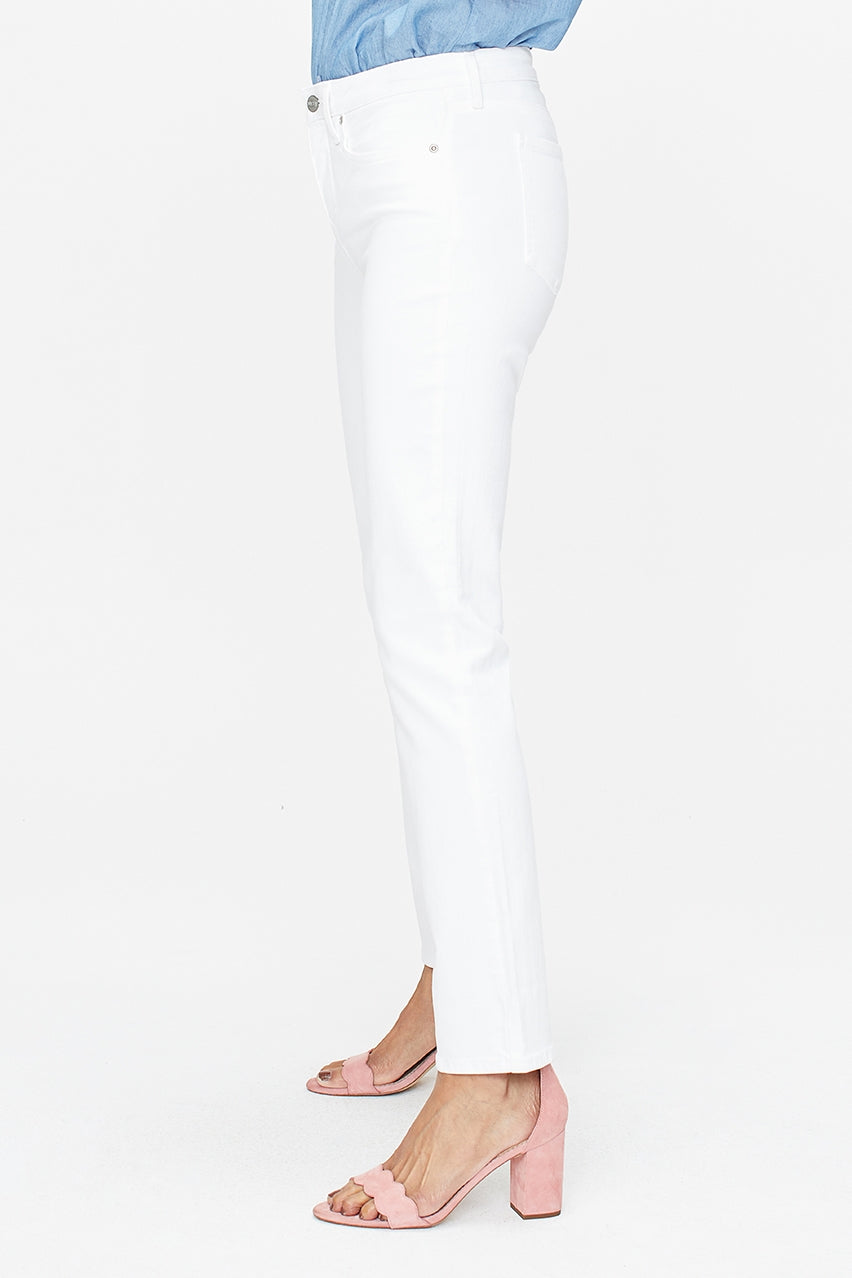 Sheri Slim Jeans White Coloured Denim | Optic White | Pants | NYDJ