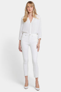 Alina Ankle Jeans White Premium Denim | Optic White | Non Denim | NYDJ