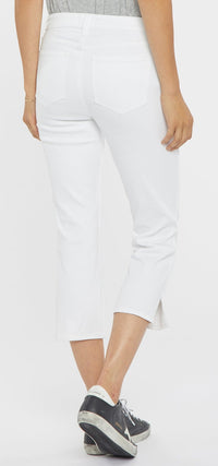 Chloe Capri Jeans White Premium Denim | Optic White | Denim | NYDJ