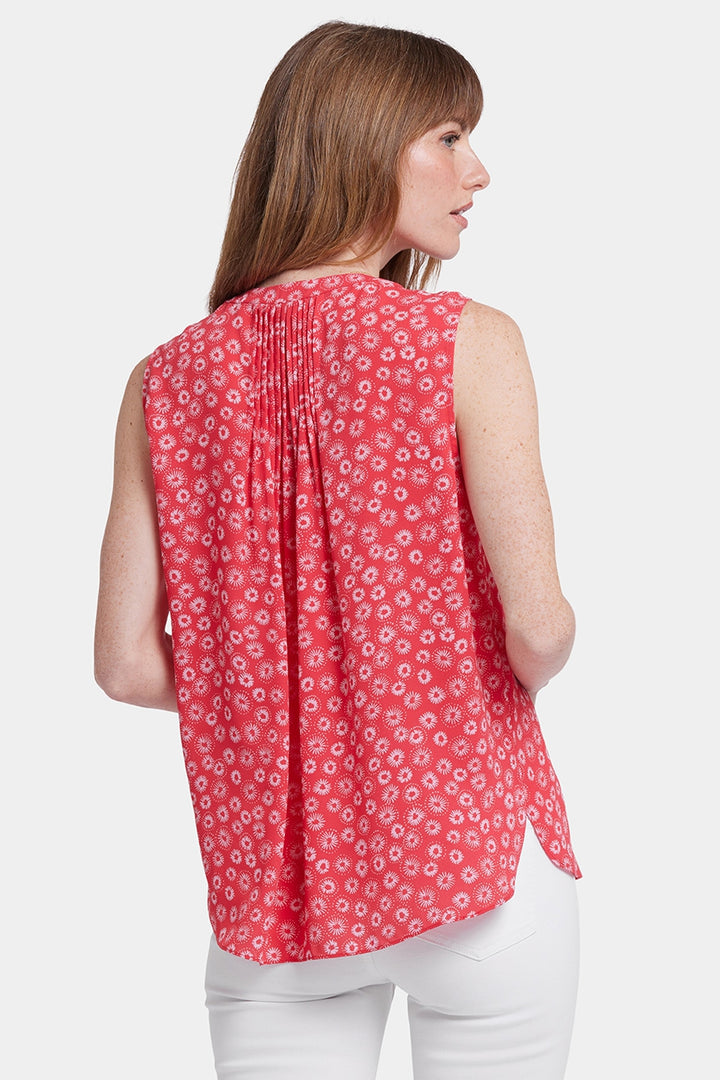 Blouse Sans Manches à Pintuck | Teresita