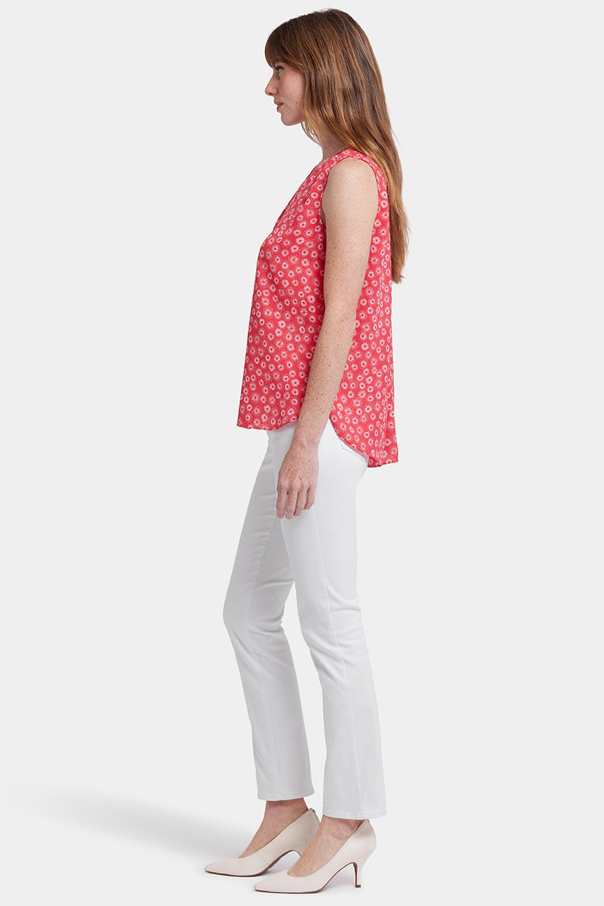 Blouse Sans Manches à Pintuck | Teresita