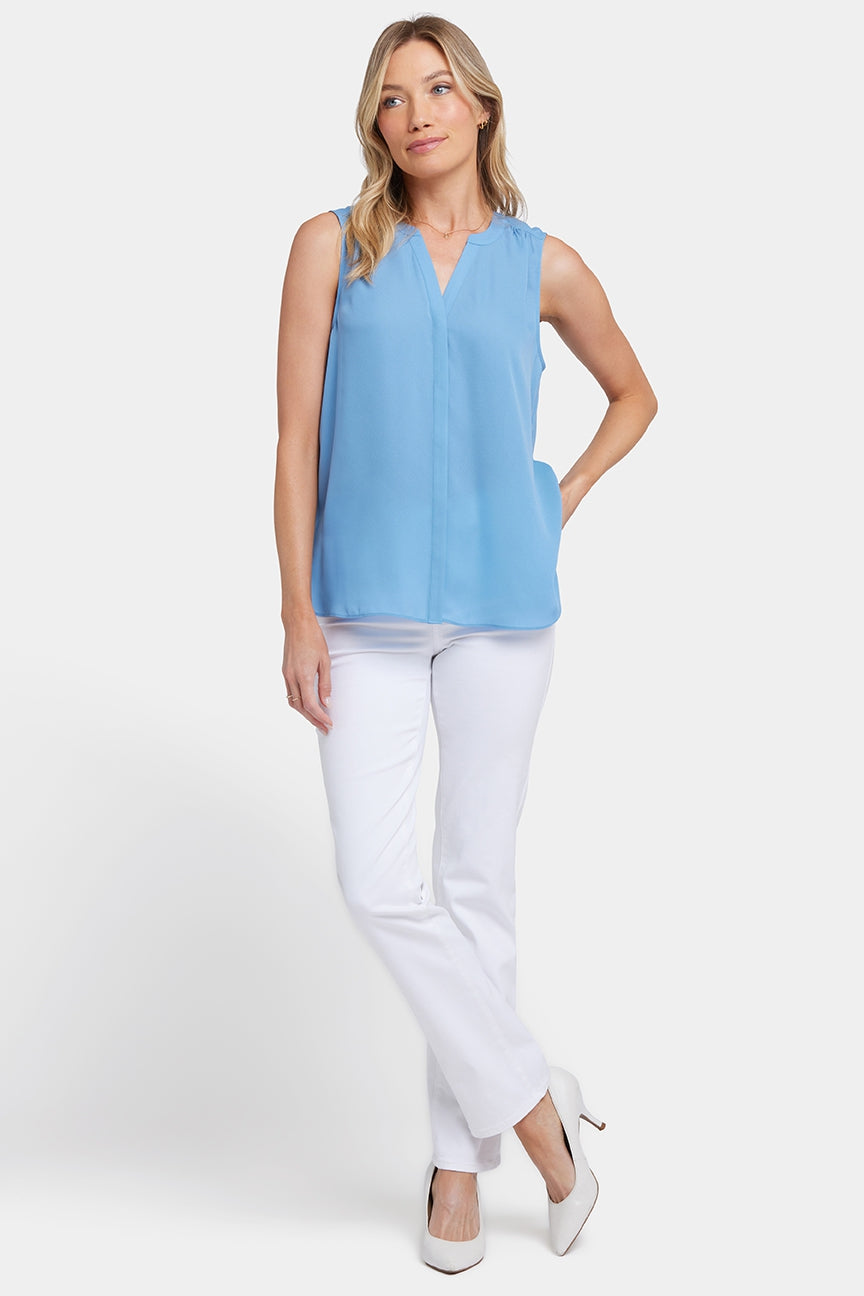Blouse Sans Manches à Pintuck | Pacific Coast