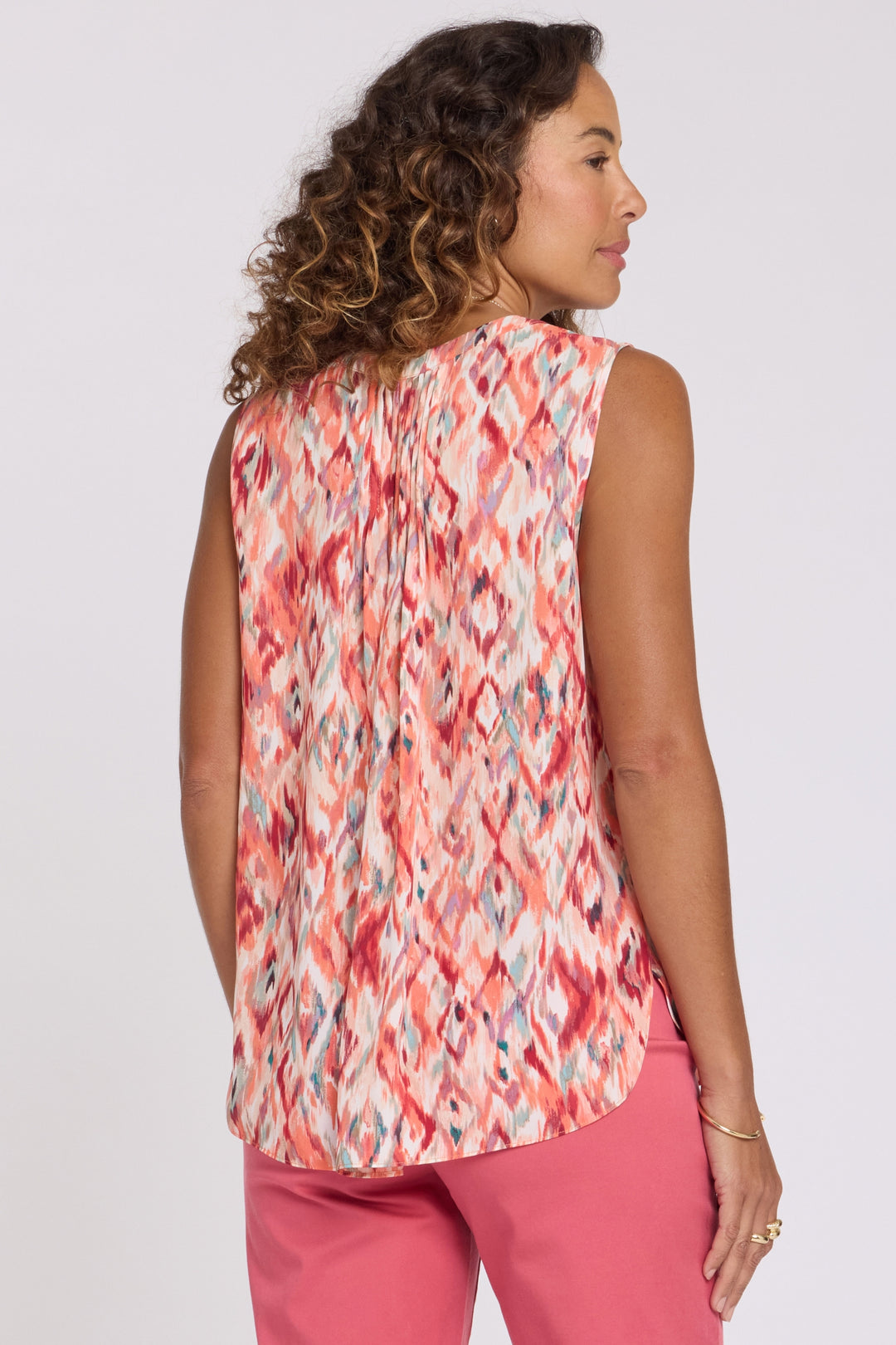 Blouse Moulante Sans Manches | Mojave Mirage