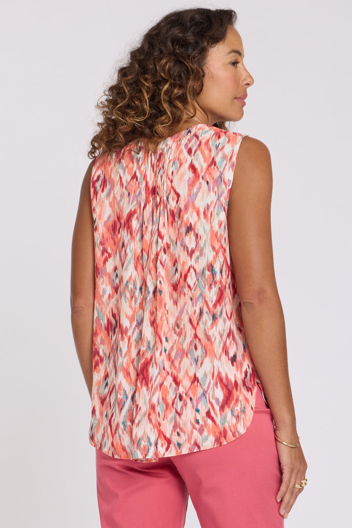 Blouse Moulante Sans Manches | Mojave Mirage