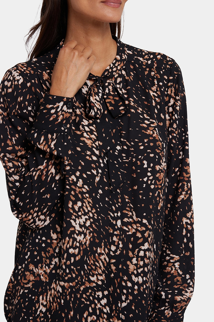Tie-Neck Blouse | Le Montclair