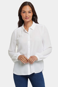 Modern Blouse | Optic White | Blouse | NYDJ