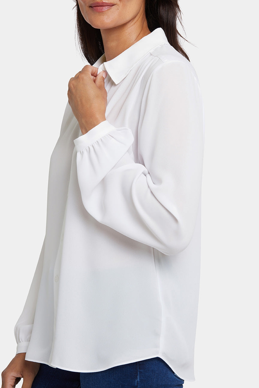 Modern Blouse | Optic White | Blouse | NYDJ