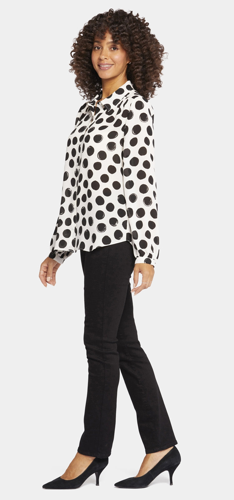 Modern Blouse Dot Print | Ramona Dot | Blouse | NYDJ