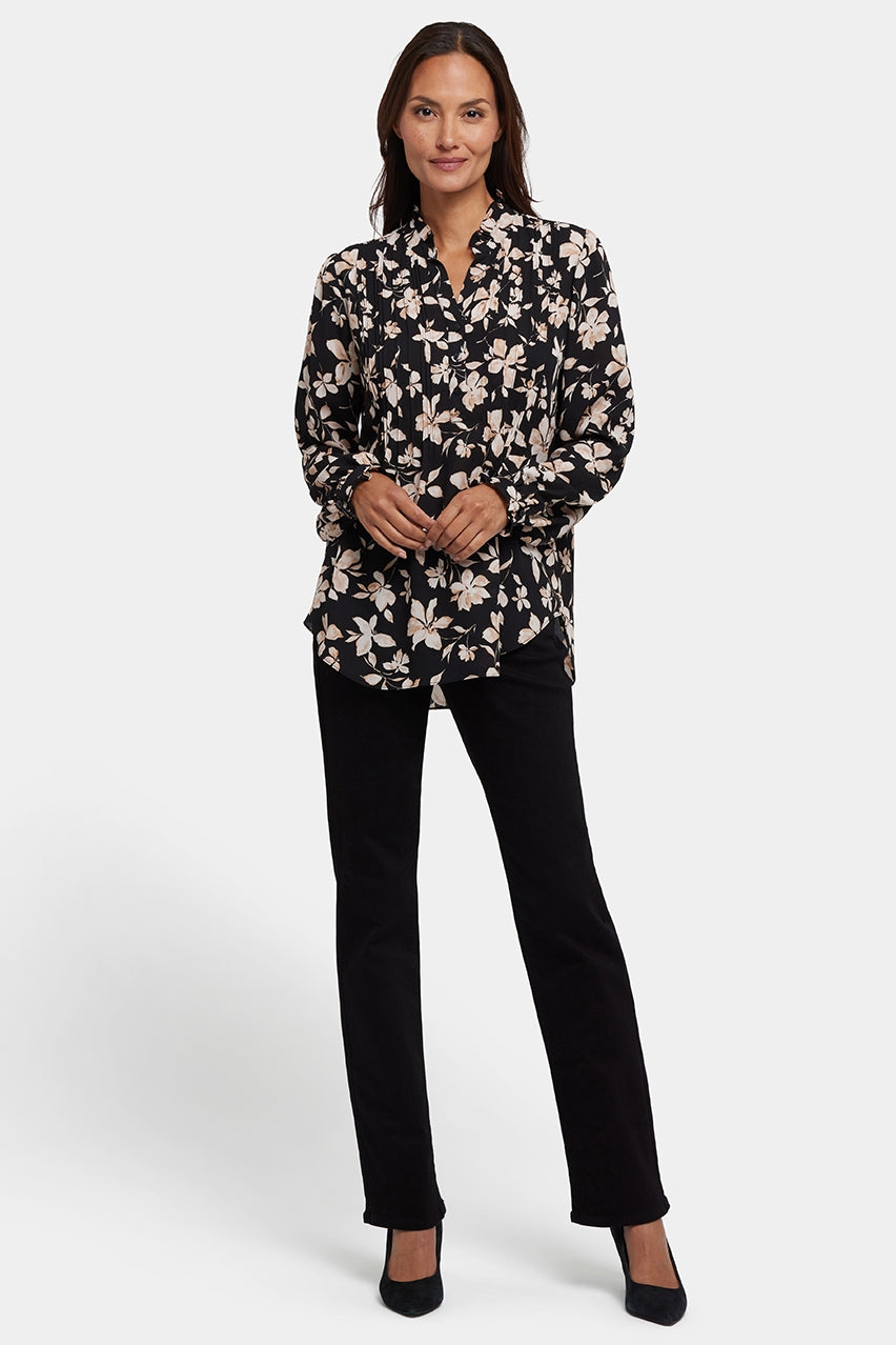 Pleated Front Tunic | Claudette