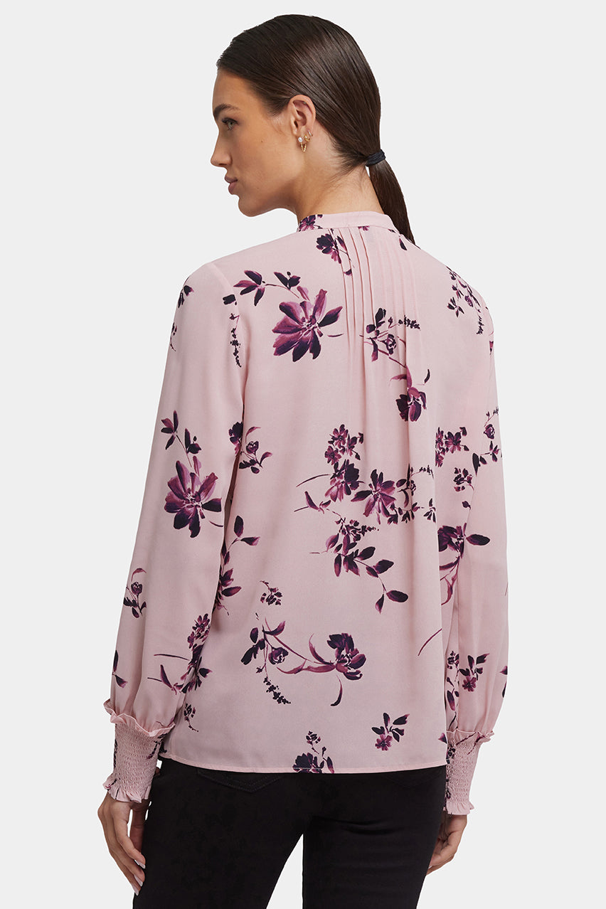 Pleated Peasant Blouse | Petite Palais