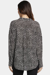 Becky Blouse Black Dot Print | Dillon Dots | Blouse | NYDJ