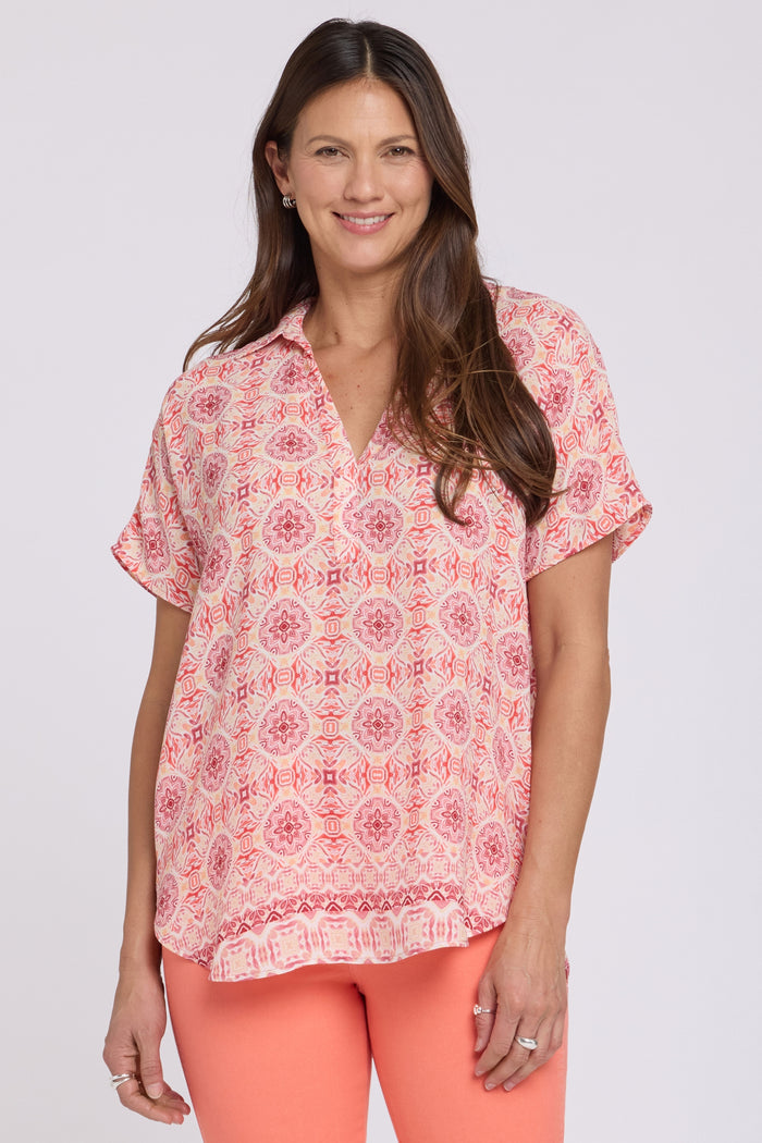 Becky Short Sleeved Blouse | The Paloma