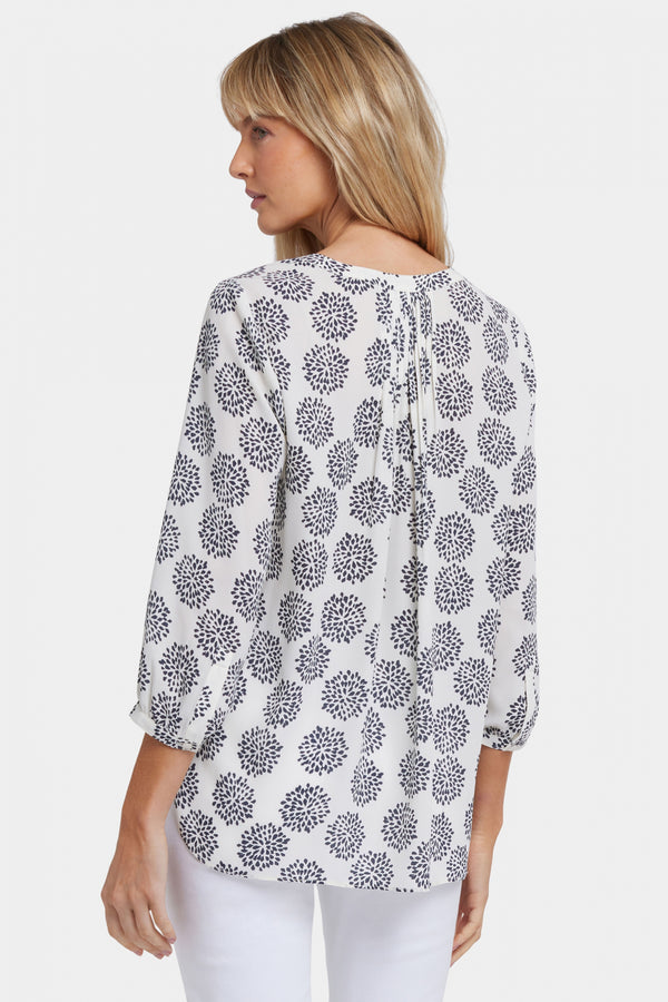 Pintuck Blouse | La Casa Blanca | Blouse | NYDJ