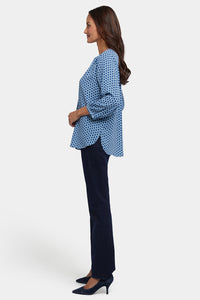 Pintuck Blouse | Quinto Geo | Blouse | NYDJ