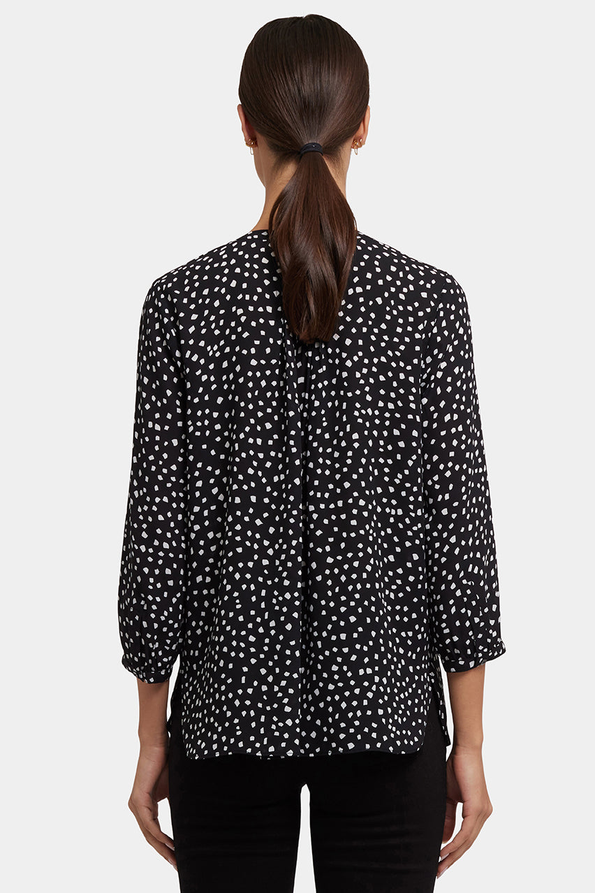 Pintuck Blouse | Francoise Dots