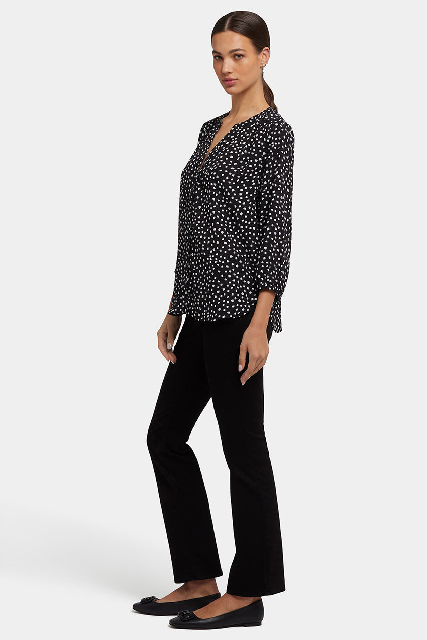 Pintuck Blouse | Francoise Dots