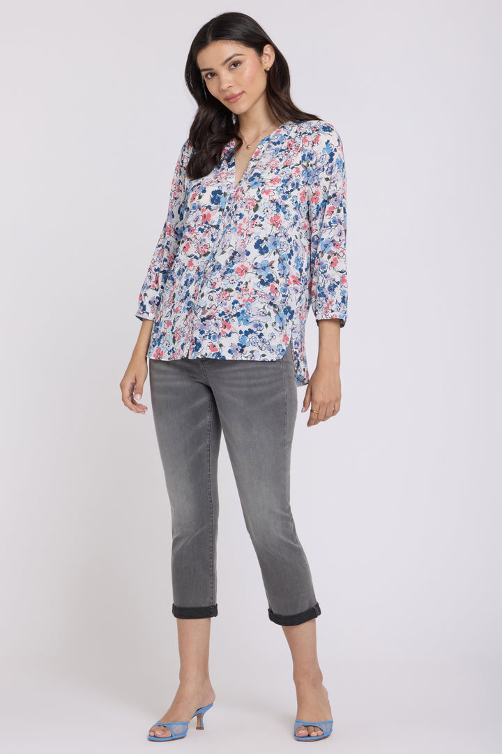 Pintuck Blouse | Desert Blooms