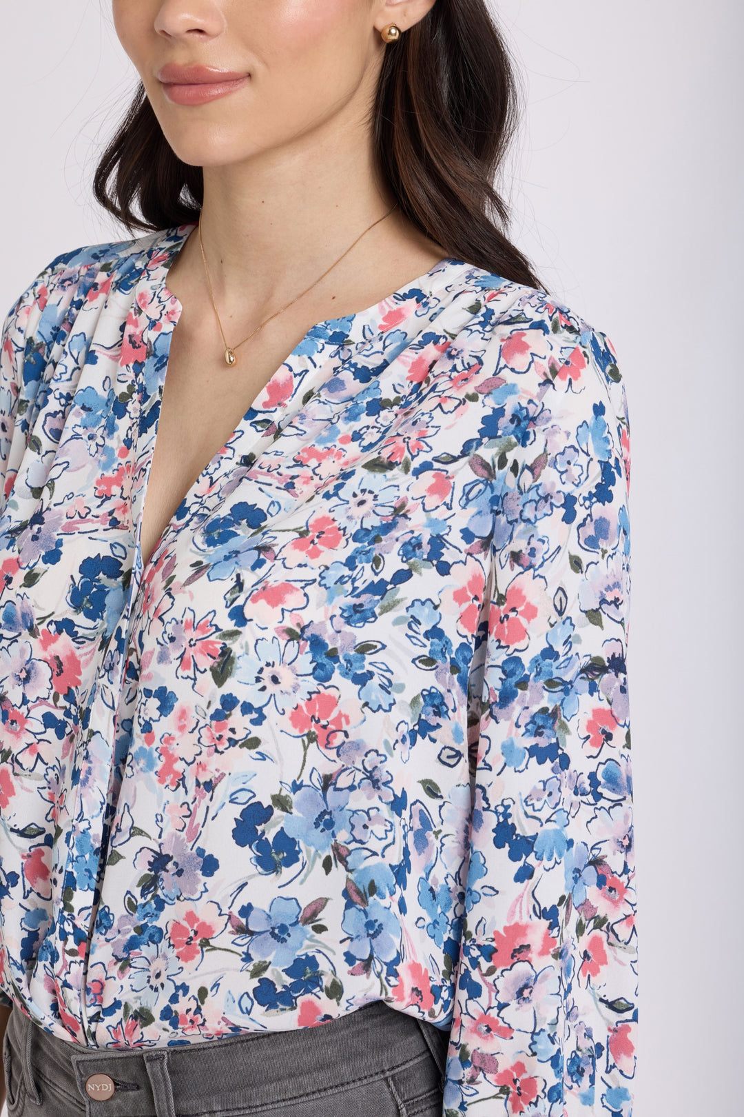 Pintuck Blouse | Desert Blooms