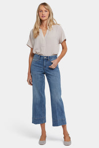 Teresa Wide Leg Ankle Jeans | Majorca Bay | Pants | NYDJ