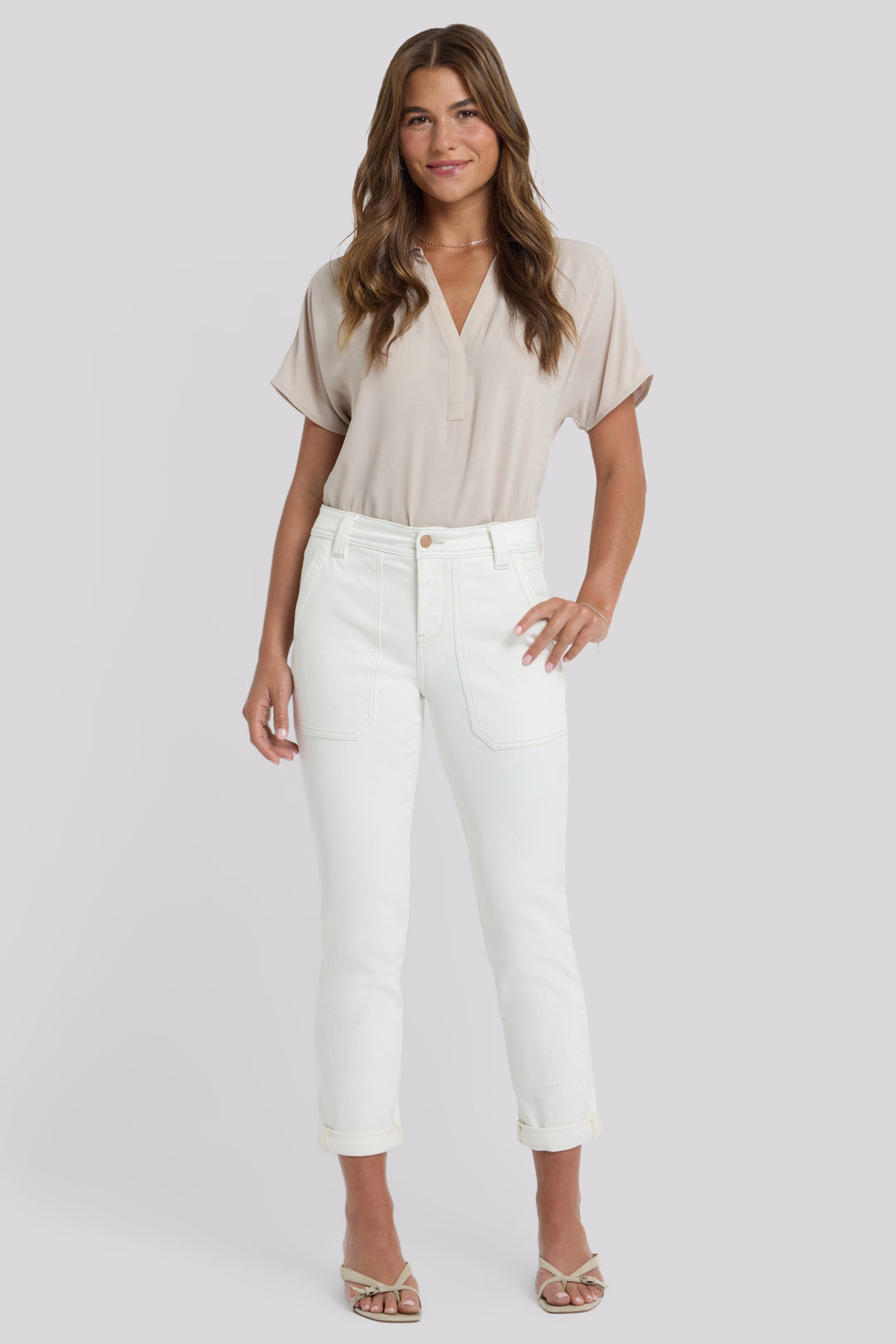 Margot Girlfriend Jeans | Vintage White | Denim | NYDJ