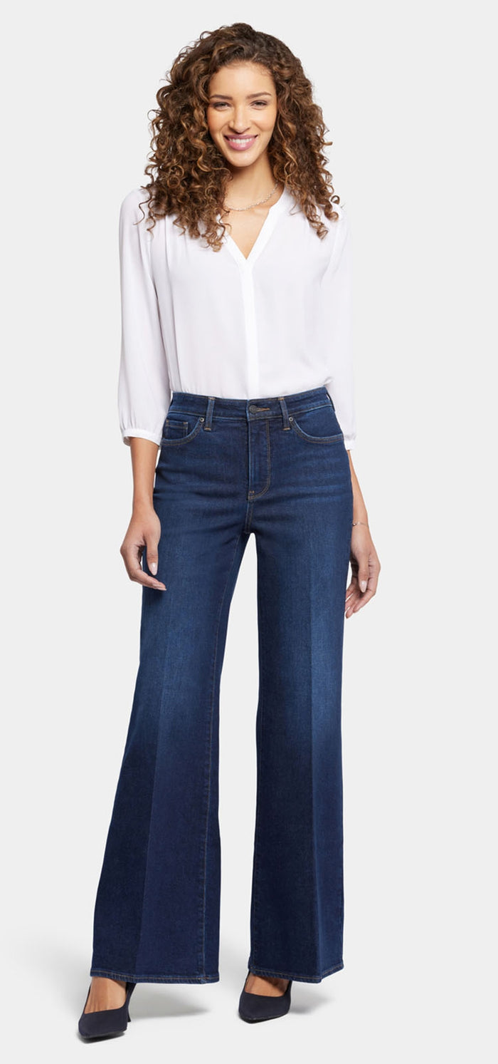 Mia Palazzo Jeans Indigo Blue Premium Denim | Northbridge | Pants | NYDJ