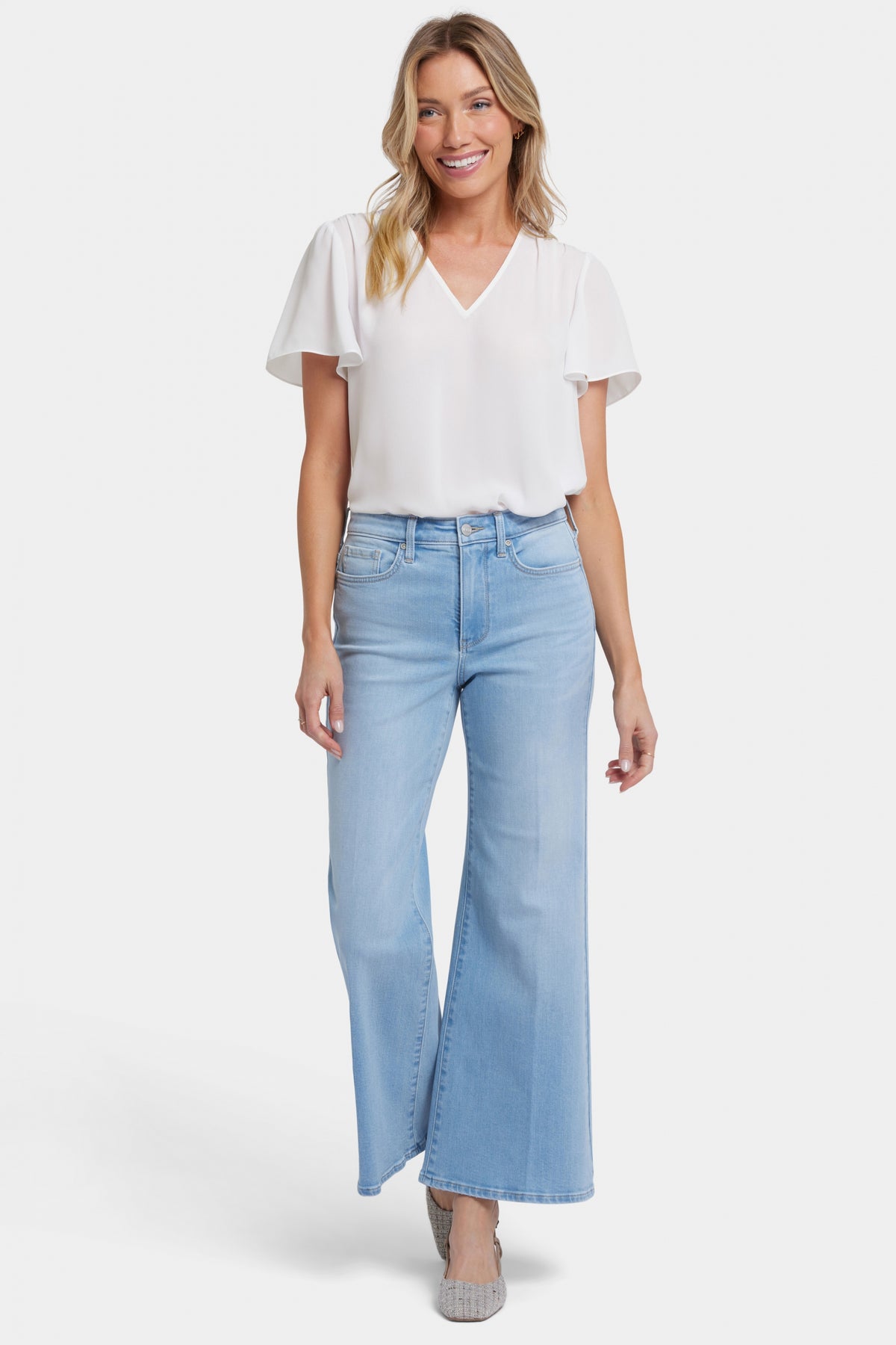 Mia Palazzo Ankle Jeans With High Rise | Canary Beach | Pants | NYDJ