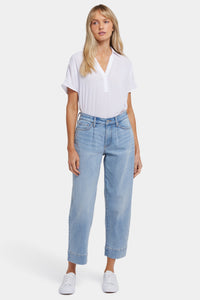 Balloon Ankle Jeans With High Rise | Santiago sea | Pants | NYDJ