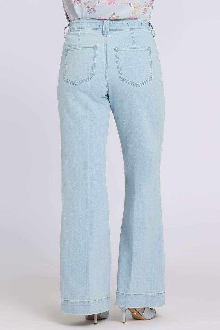 Mia Palazzo Jeans With High Rise | Sky Valley | Denim | NYDJ