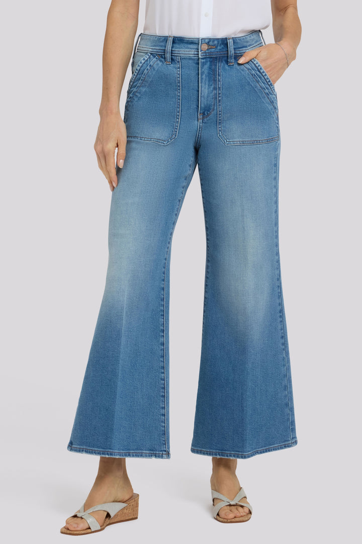 Mia Palazzo Ankle Jeans With High Rise | Port Sea | Denim | NYDJ
