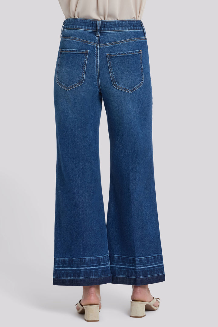 Mia Palazzo Ankle Jeans With High Rise | Trail Lands | Denim | NYDJ